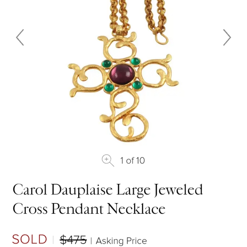 Vintage Carol Dauplause Necklace